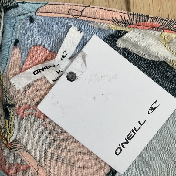 O'Neill Women's Floral Print Midi Dress Adjustable Strap Casual Summer MEDIUM - Picture 11 of 12